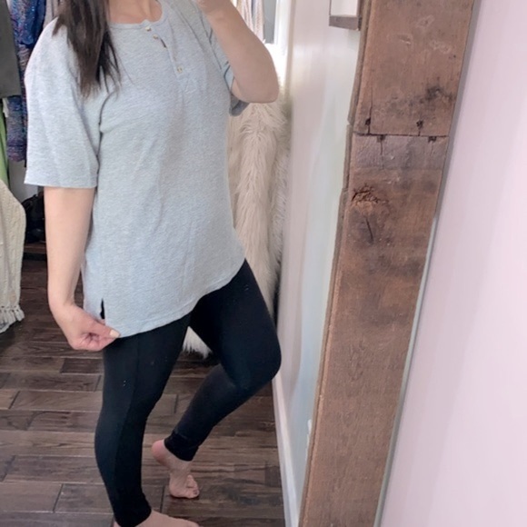 Vintage Carolyn Taylor grey knit top size large - Picture 2 of 4